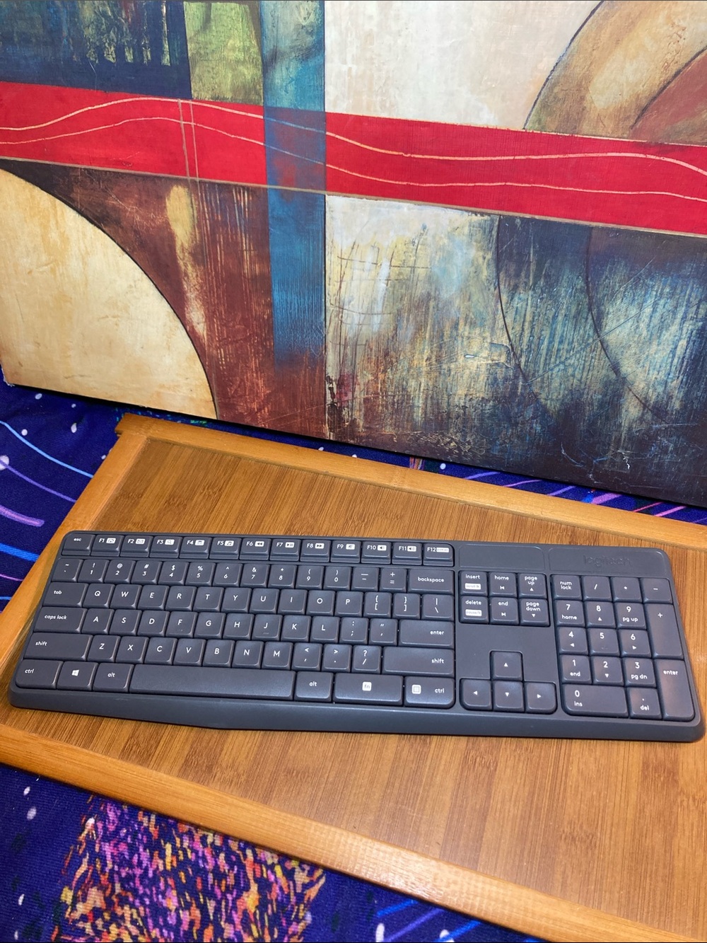 Logitech MK235 Wireless Keyboard USB For PC Desktop Computer